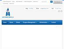 Tablet Screenshot of multienergygroup.com